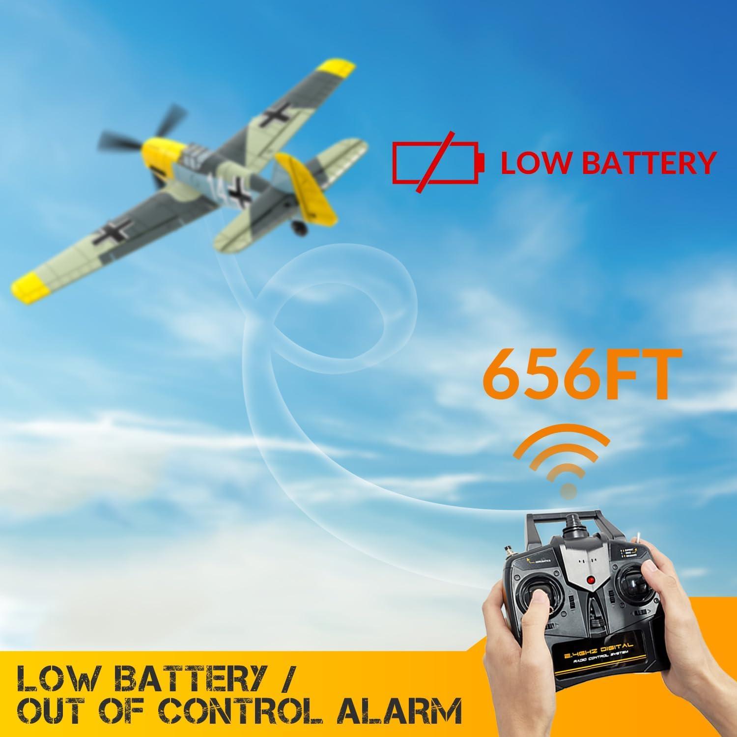 image:imageVOLANTEXRC RC Plane BF109 with Lipo Battery Charger