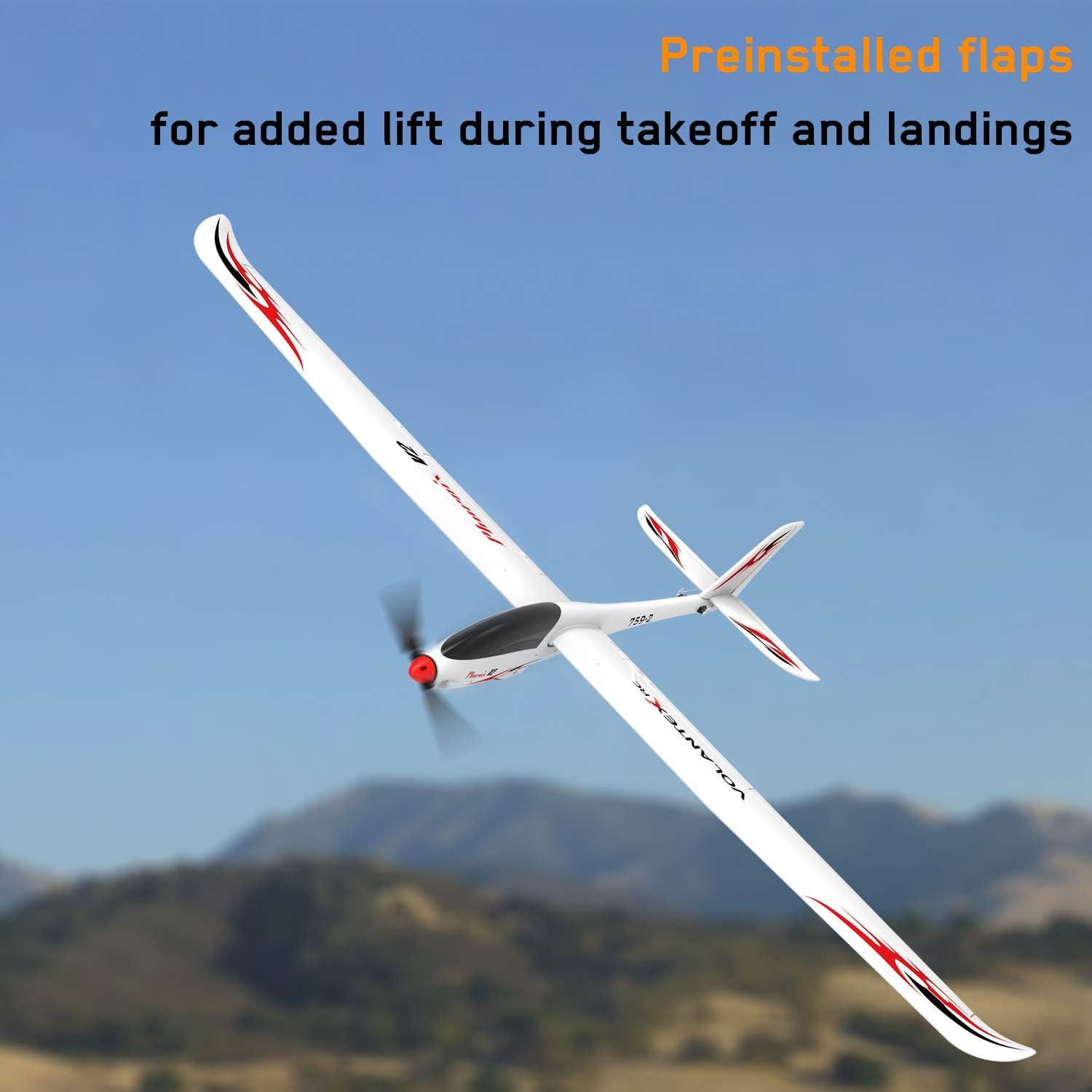 image:imageVOLANTEXRC RC Plane Glider Ranger 1600 PNP Version Transmitter Battery Charger and Reciever Not Included 1600m FPV Remote Control Airplane for Adults EXA75707PWingspan 78 Inch Pnp