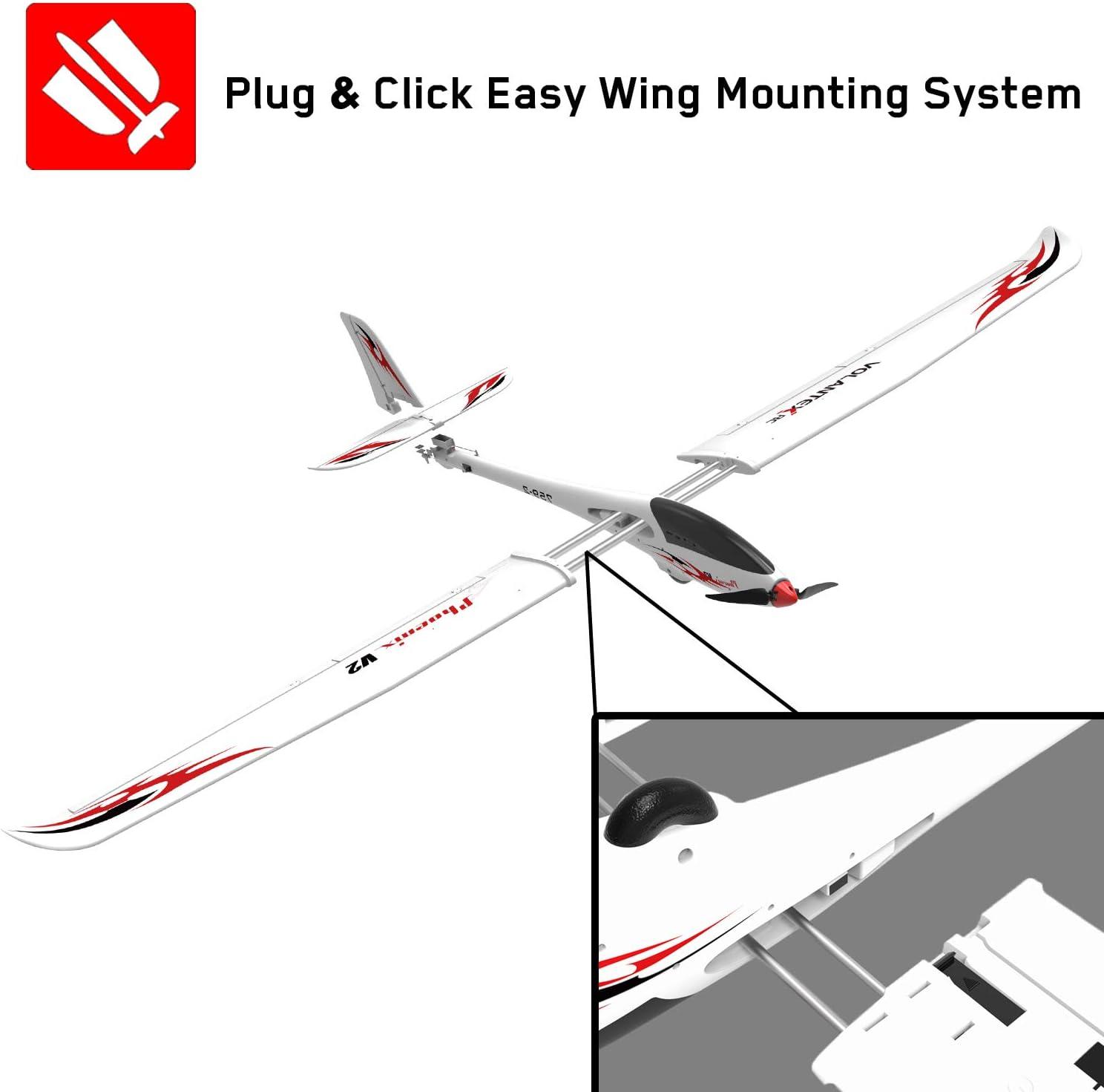 image:imageVOLANTEXRC RC Plane Glider Ranger 1600 PNP Version Transmitter Battery Charger and Reciever Not Included 1600m FPV Remote Control Airplane for Adults EXA75707PWingspan 78 Inch Pnp