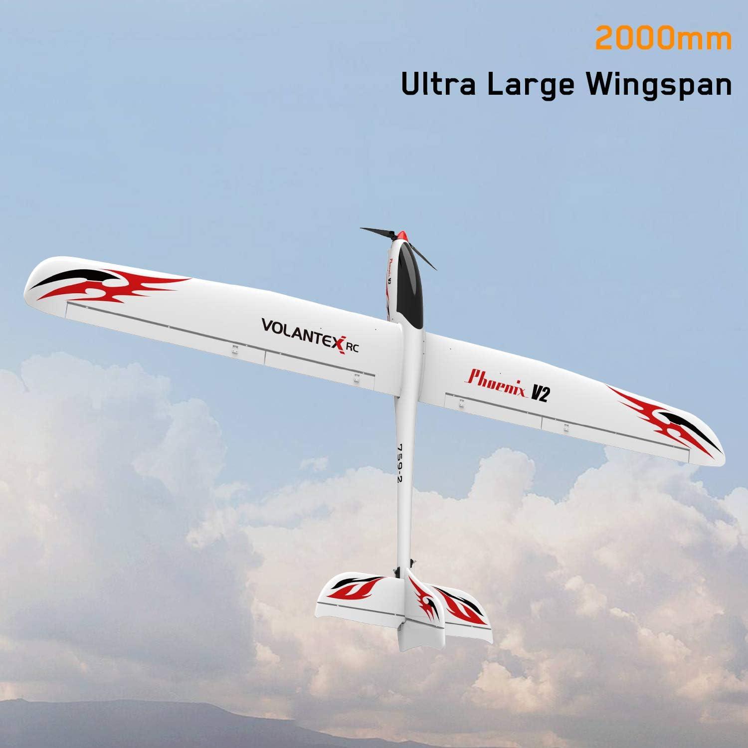 image:imageVOLANTEXRC RC Plane Glider Ranger 1600 PNP Version Transmitter Battery Charger and Reciever Not Included 1600m FPV Remote Control Airplane for Adults EXA75707PWingspan 78 Inch Pnp