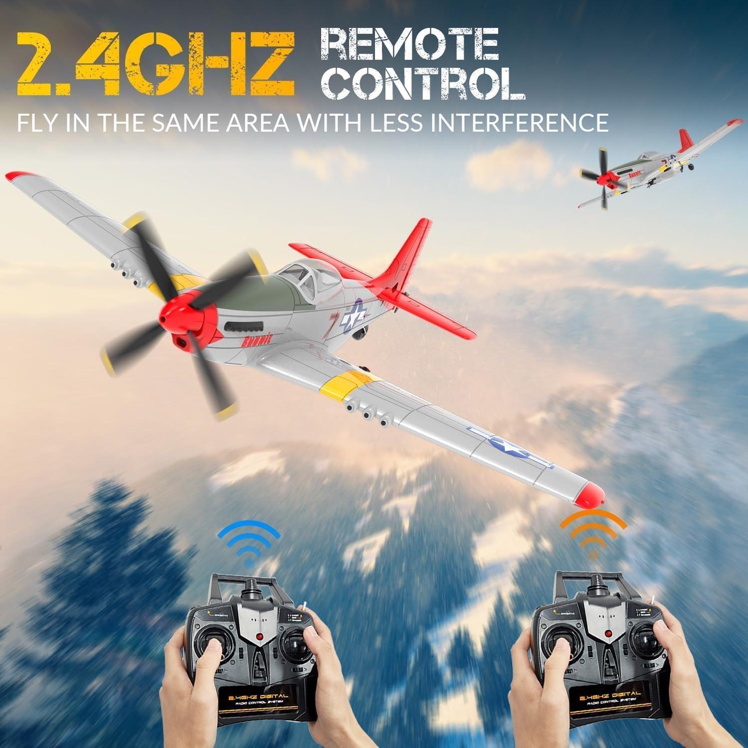 image:imageVOLANTEXRC RC Plane P51D Mustang with 5 Port Battery Charger