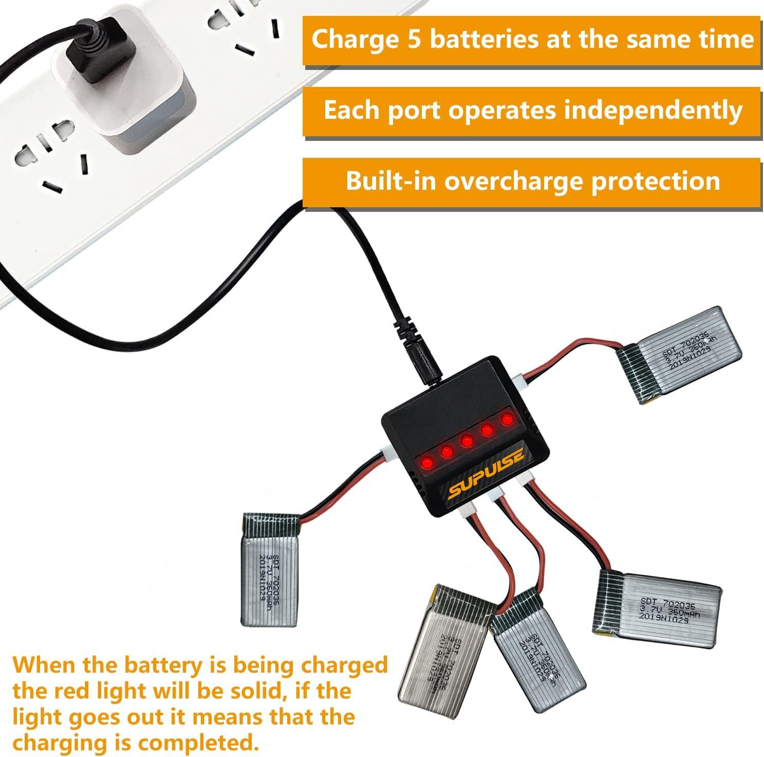 image:imageVOLANTEXRC RC Plane P51D Mustang with 5 Port Battery Charger