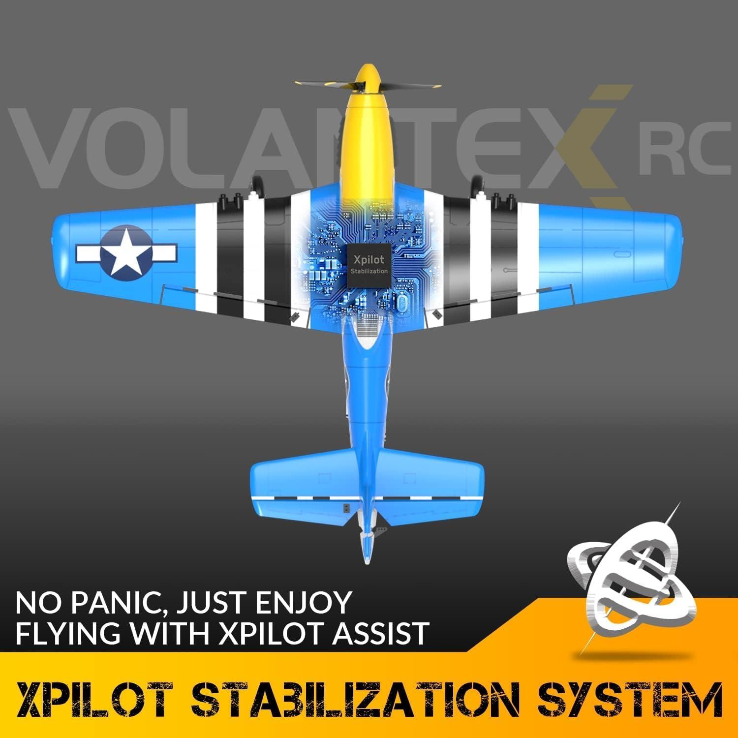 image:imageVOLANTEXRC RC Plane P51D Mustang with Lipo Battery Safe Bag