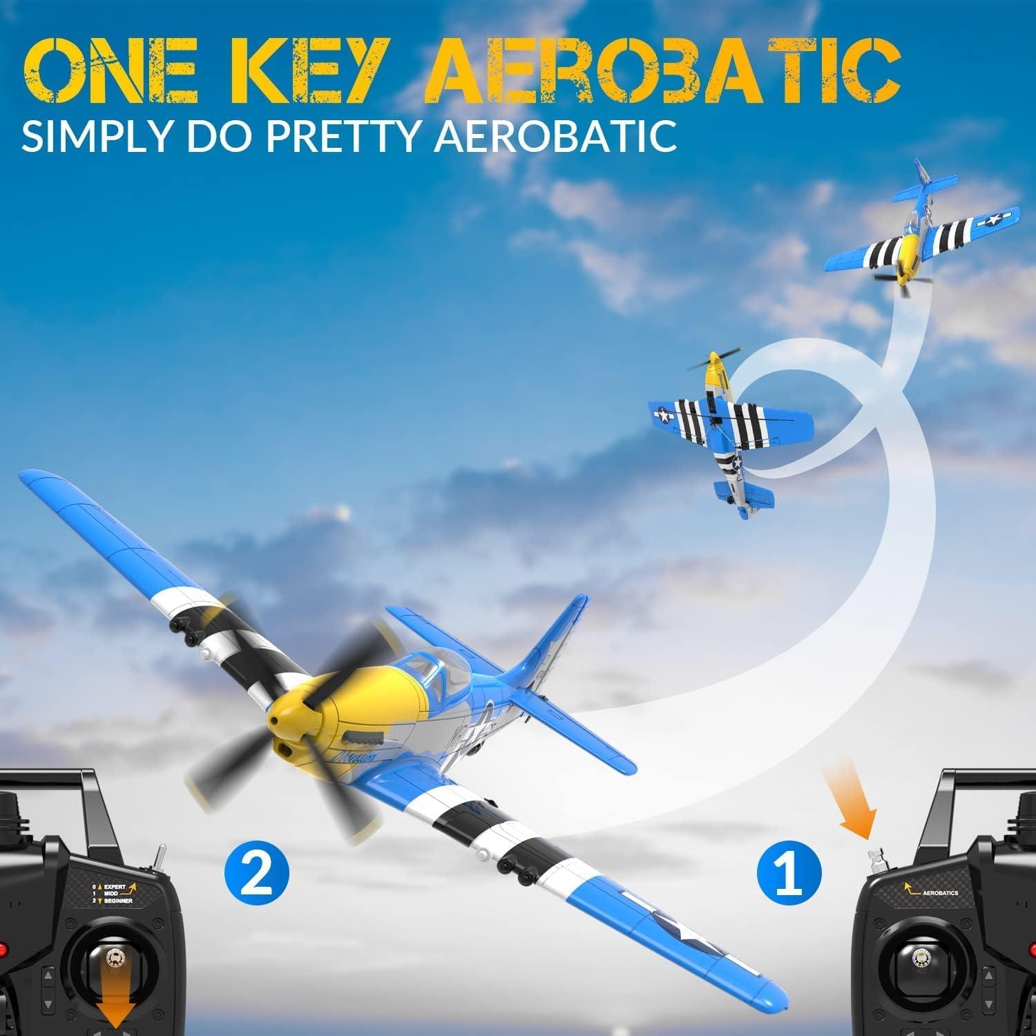 image:imageVOLANTEXRC RC Plane P51D Mustang with Lipo Battery Safe Bag