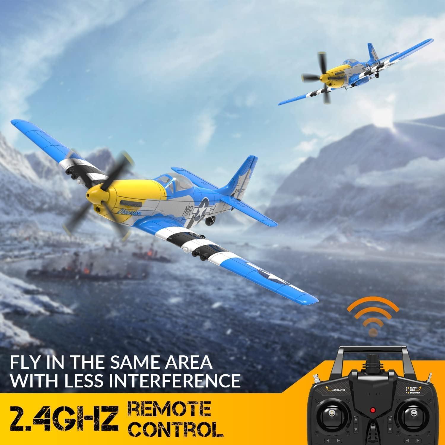 image:imageVOLANTEXRC RC Plane P51D Mustang with Lipo Battery Safe Bag