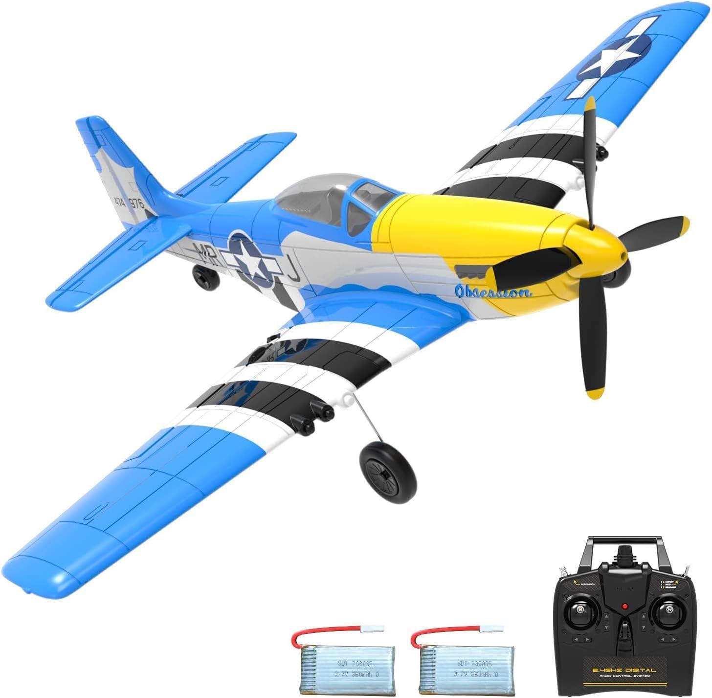 image:imageVOLANTEXRC RC Plane P51D Mustang with Lipo Battery Safe Bag