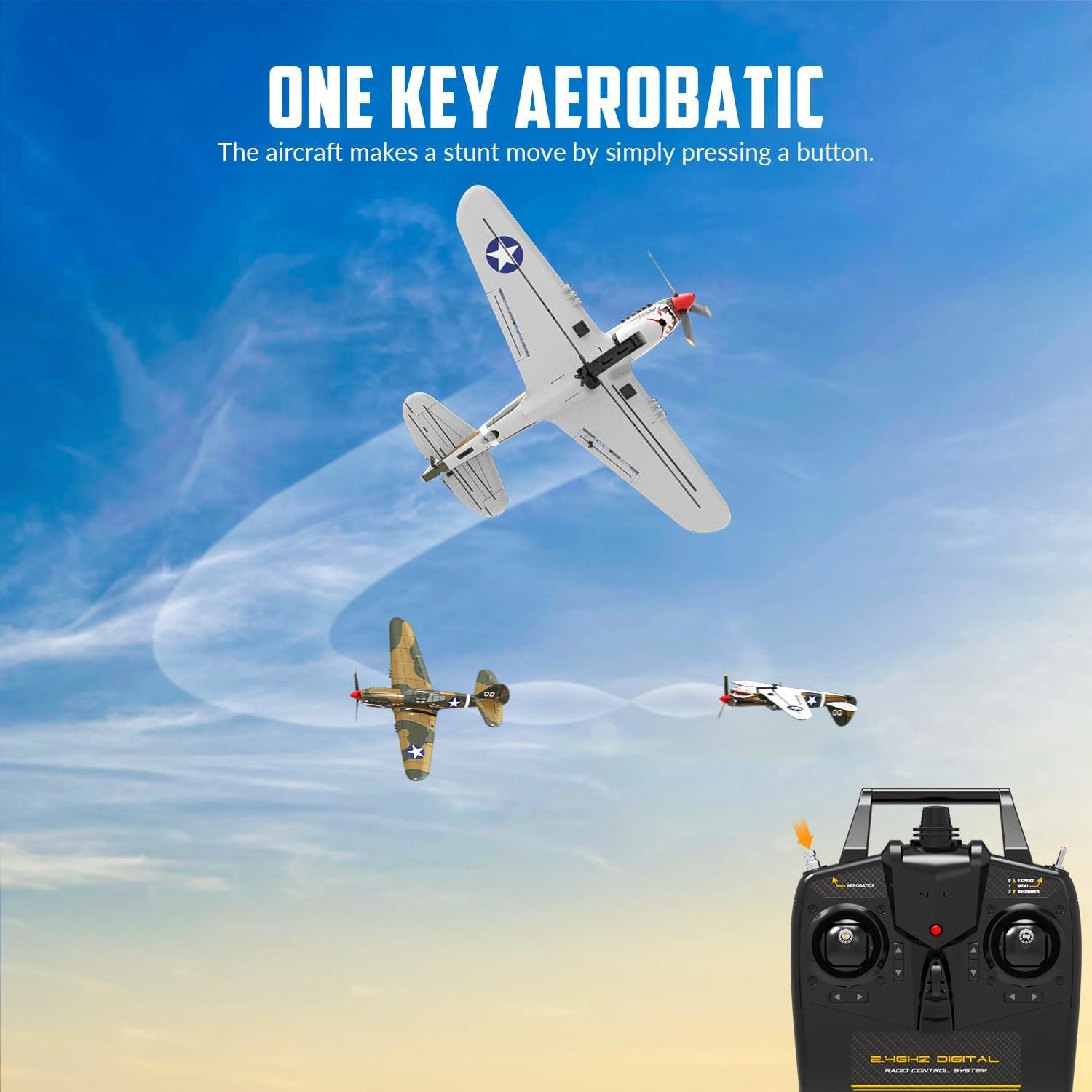 image:imageVOLANTEXRC RC Plane for Beginners 4CH WWII RC Airplane A6M Zero with Aileron 24Ghz Remote Control Plane with Xpilot Self Righting amp One Key Aerobatic Gifts for Adults 76115 RTFBronze2