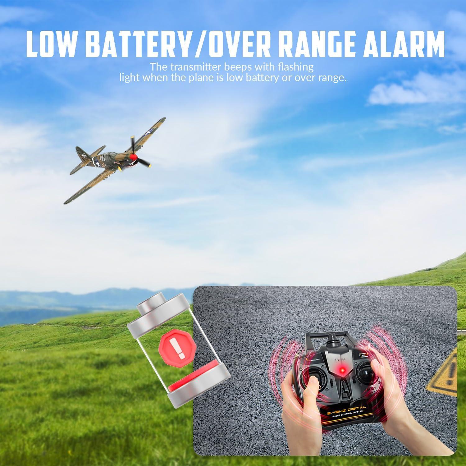image:imageVOLANTEXRC RC Plane for Beginners 4CH WWII RC Airplane A6M Zero with Aileron 24Ghz Remote Control Plane with Xpilot Self Righting amp One Key Aerobatic Gifts for Adults 76115 RTFBronze2