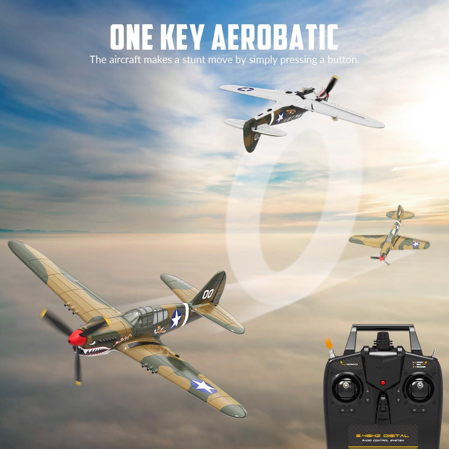 image:imageVOLANTEXRC RC Plane for Beginners 4CH WWII RC Airplane A6M Zero with Aileron 24Ghz Remote Control Plane with Xpilot Self Righting amp One Key Aerobatic Gifts for Adults 76115 RTFBronze2
