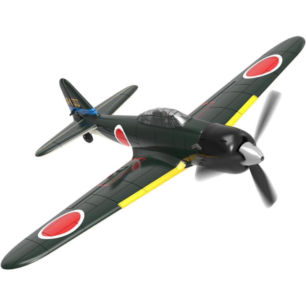 image:imageVOLANTEXRC 4Channel RC Airplane WWII RC Airplane A6M Zero with Ailerons PNP Version RC amp Batteries Not Included 76115 PNP