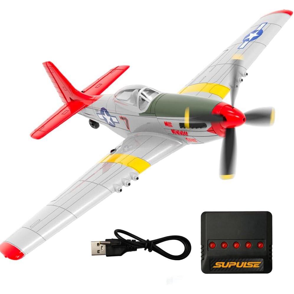 image:imageVOLANTEXRC RC Plane P51D Mustang with 5 Port Battery Charger