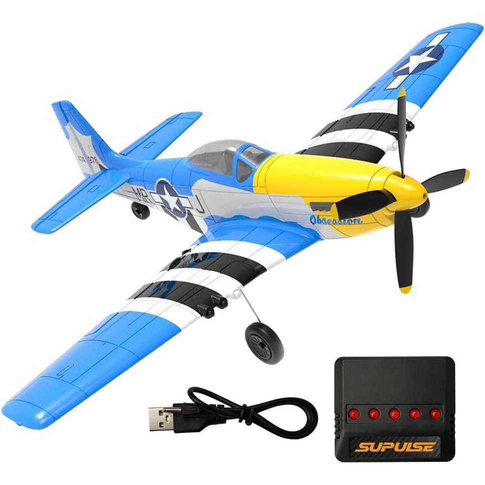image:imageVOLANTEXRC RC Plane P51D with 5 Port Compact Charger