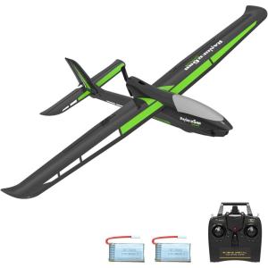 VOLANTEXRC RC Plane, 4CH Remote Control Glider Airplane RTF with 6-Axis Gyro, 3 Modes & Aerobatics Easy to Fly, 2.4GHz Radio Controlled Aircraft for Beginners& Adults, Ranger600 Stunt, Black(RTR version Black)