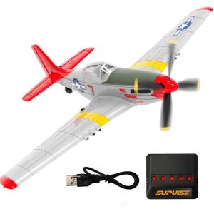 VOLANTEXRC RC Plane P51D Mustang with 5 Port Battery Charger