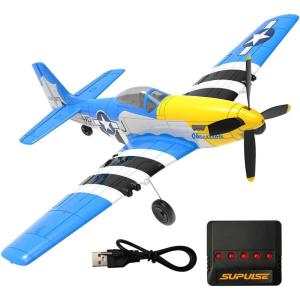 VOLANTEXRC RC Plane P51D with 5 Port Compact Charger