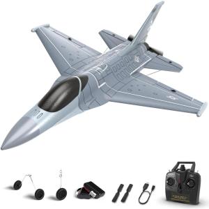 volantexrc RC Plane F-16 Fighting Falcon – 2.4Ghz 2CH Remote Control Airplane Jet Fighter Ready to Fly with Cool Lights, for Beginners,Adults (762-4)(4CH F-16 Falcon)