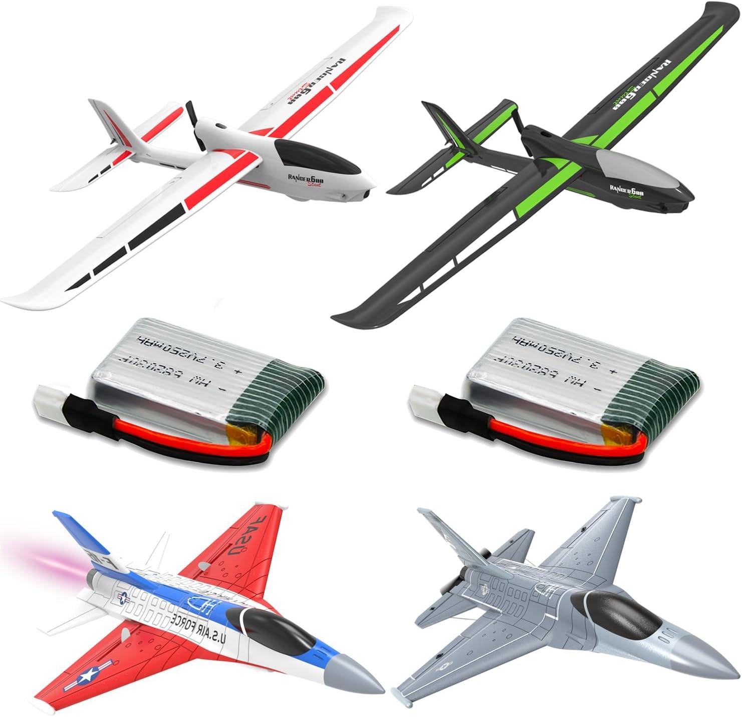 image:imagevolantexrc 2pcs 37V 400mAh Lipo Rechargeable Battery for RC Airplane