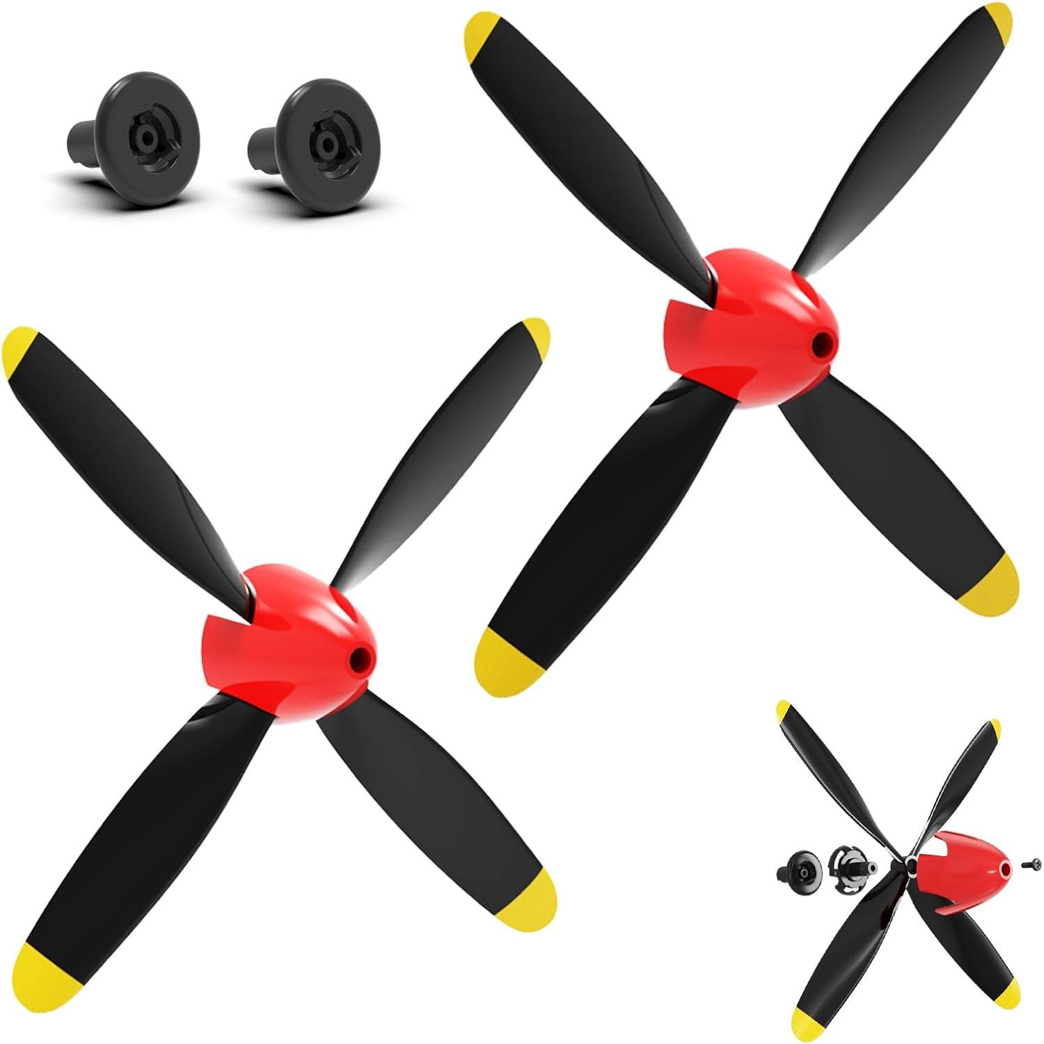 image:imagevolantexrc P51D Mustang RC Plane amp FourBlade Propellers4 Channel Remote Control Airplane Fighter RTF with 6Axis Gyro 3 Modes amp Aerobatics Easy to Fly 24GHz Radio Controlled Aircraft for Beginne