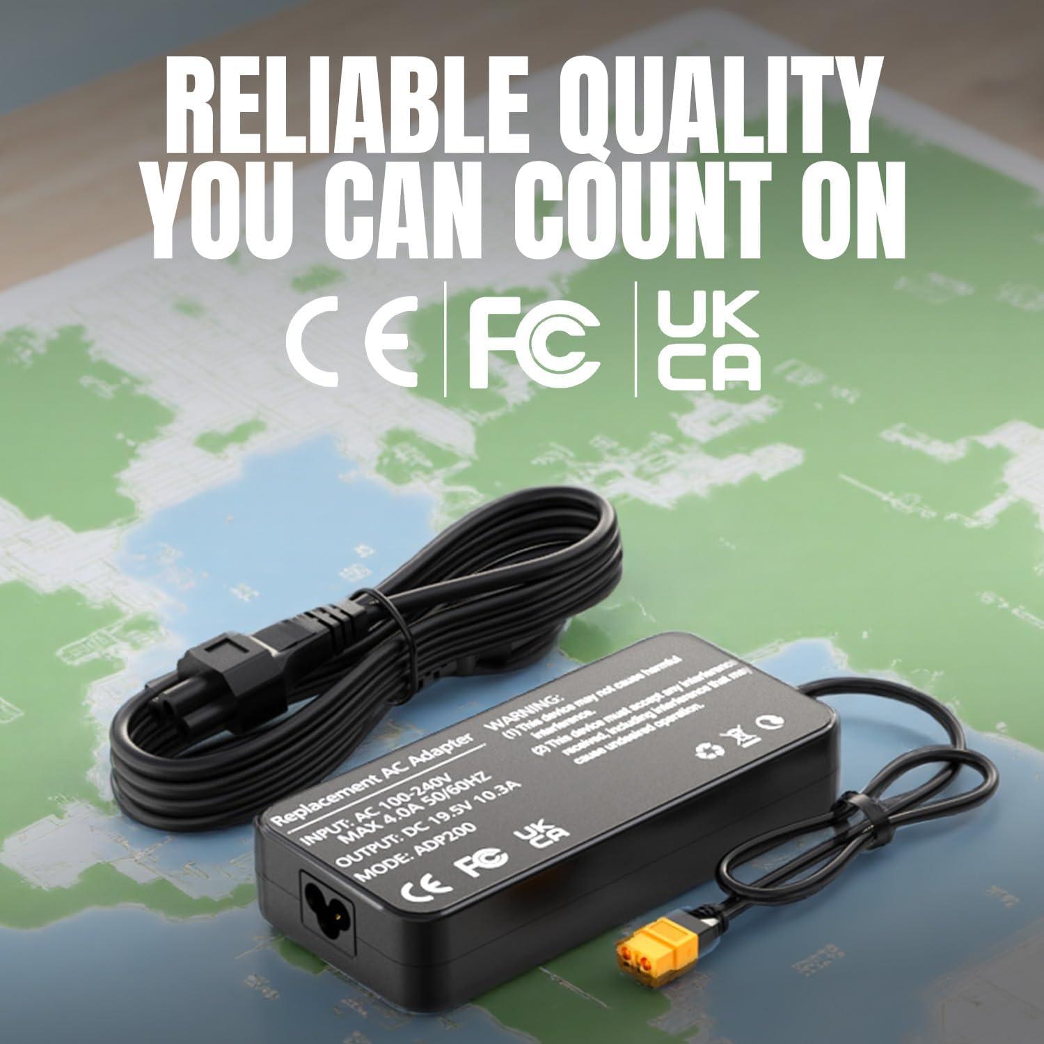 image:imageAC Power Adapter 200W 195V 103A RC Charger Power Supply XT60 Plug AC 100240V 5060Hz for LiPo Battery Charger Compatible with iSDTSKYRCHota Charger