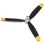 VOLANTEXRC RC Plane Propellers, 2-Piece Set with 3-Blade Propeller Protector and Adapter for RC Airplane 76803