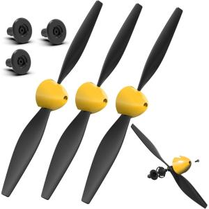 VOLANTEXRC RC Plane Propellers, 3-Piece Set with Propeller Protectors and Adapters for RC Airplane 76105V2B