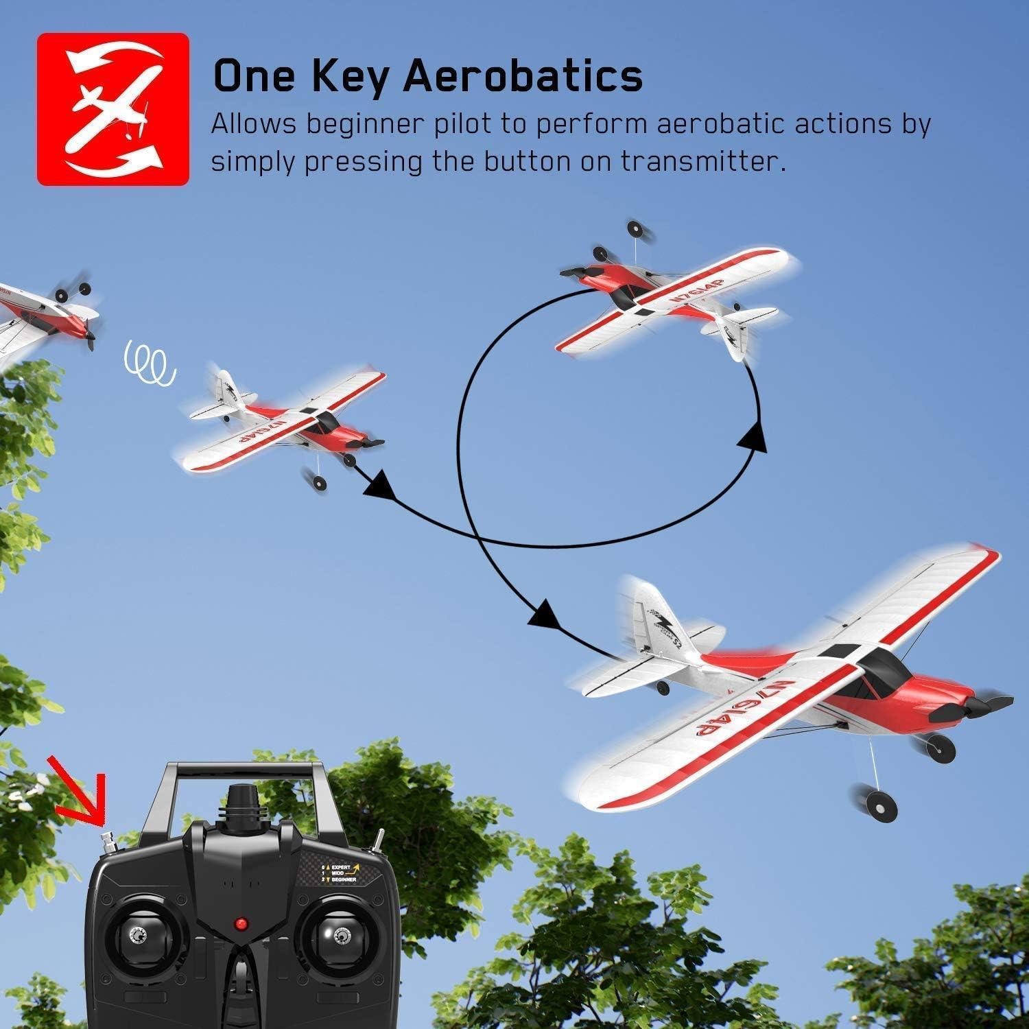 image:imageVOLANTEXRC RC Airplane Sport Cub 500 RTF Version with 2pcs 37V 360mAh Lipo Battery