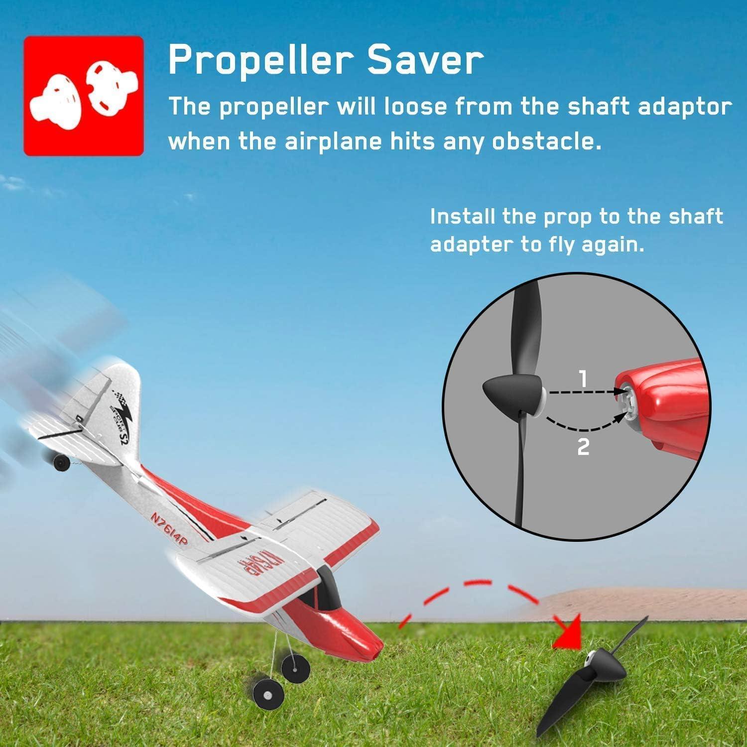 image:imageVOLANTEXRC RC Airplane Sport Cub 500 RTF Version with 2pcs 37V 360mAh Lipo Battery