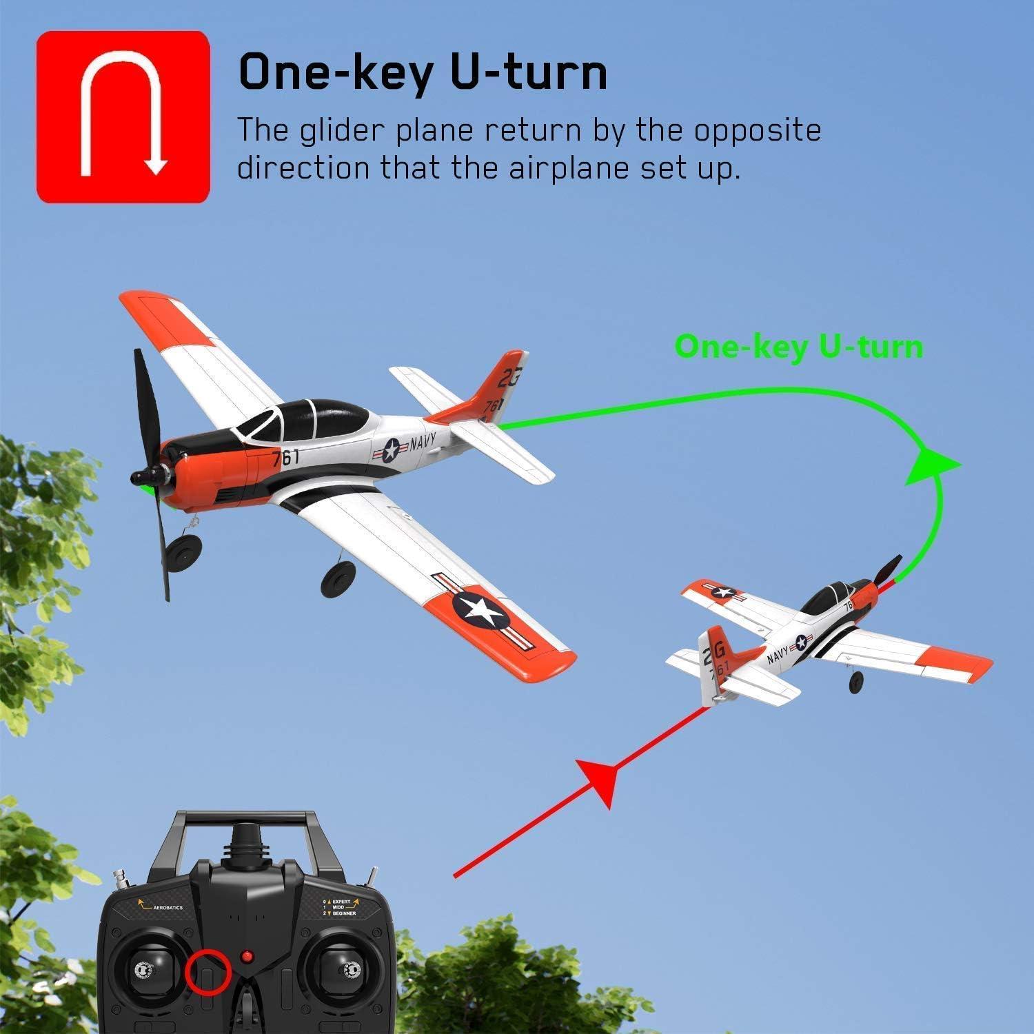 image:imageVOLANTEXRC RC Airplane T28 RTF Version with 2pcs 37V 400mAh Lipo Battery