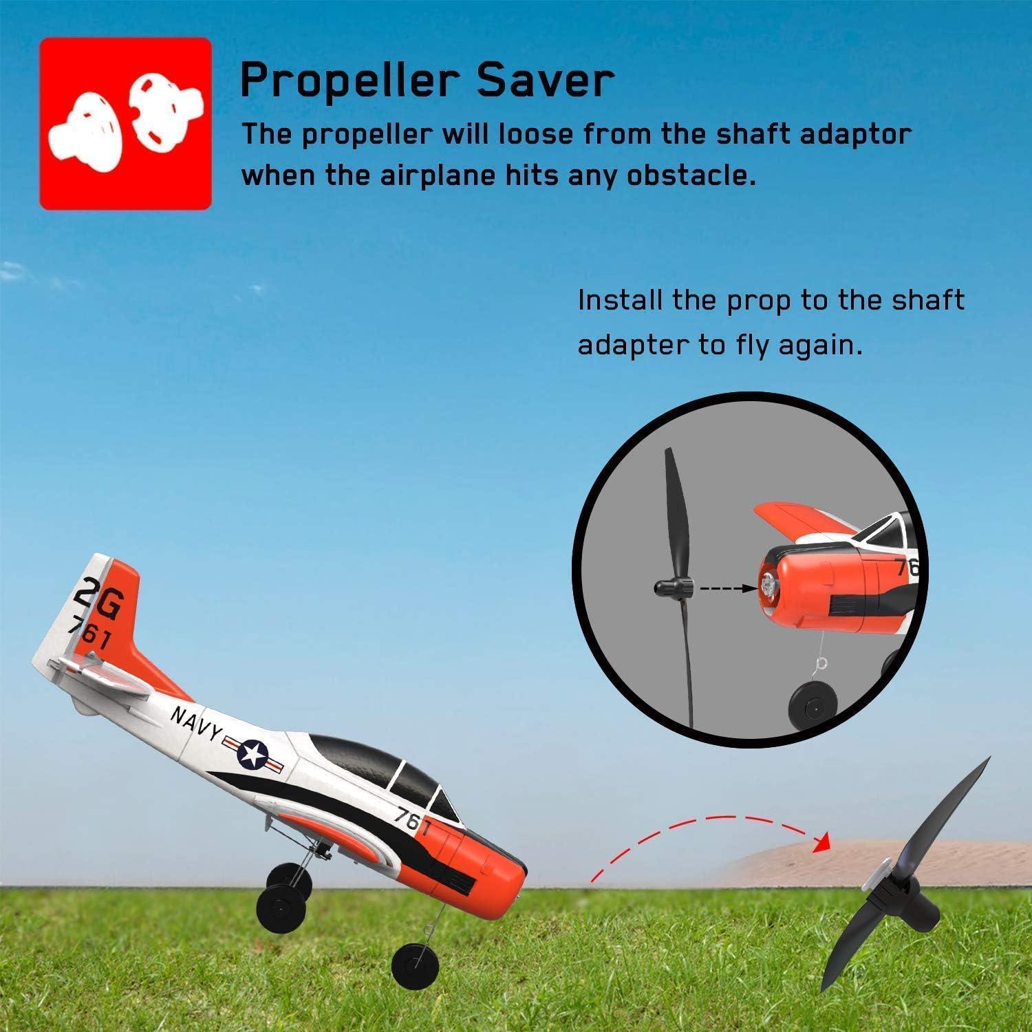 image:imageVOLANTEXRC RC Airplane T28 RTF Version with 2pcs 37V 400mAh Lipo Battery