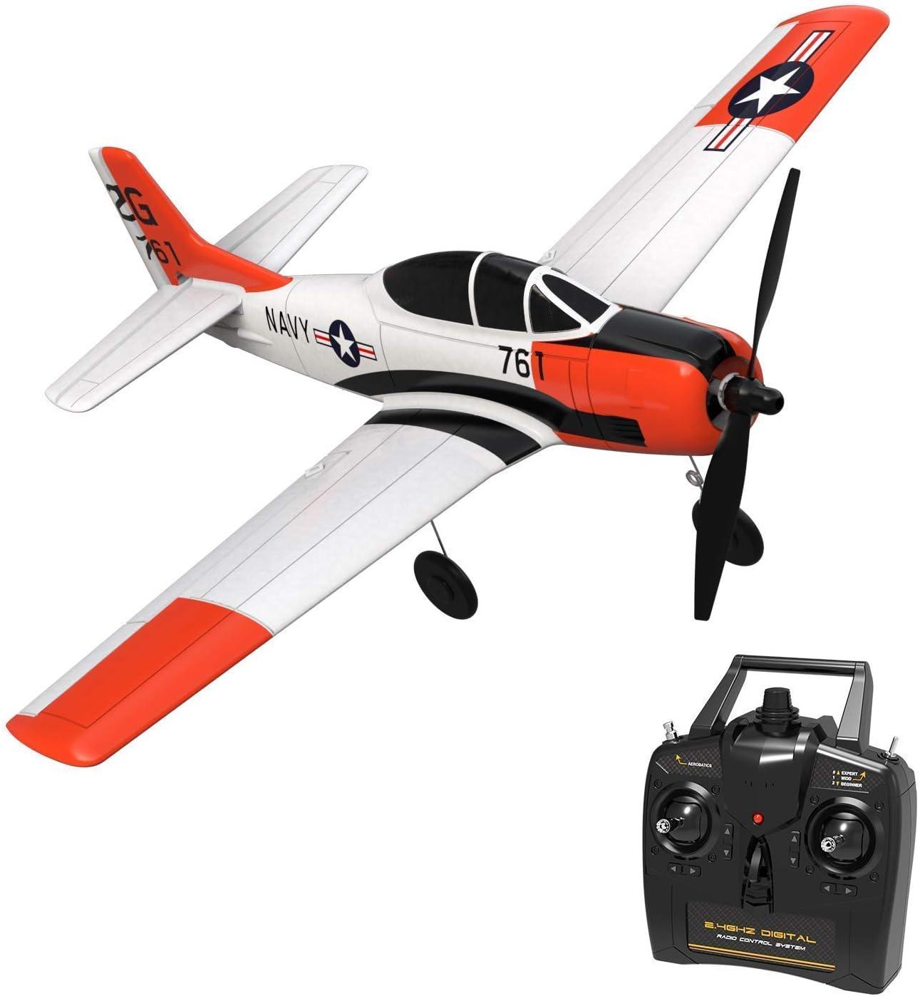 image:imageVOLANTEXRC RC Airplane T28 RTF Version with 2pcs 37V 400mAh Lipo Battery