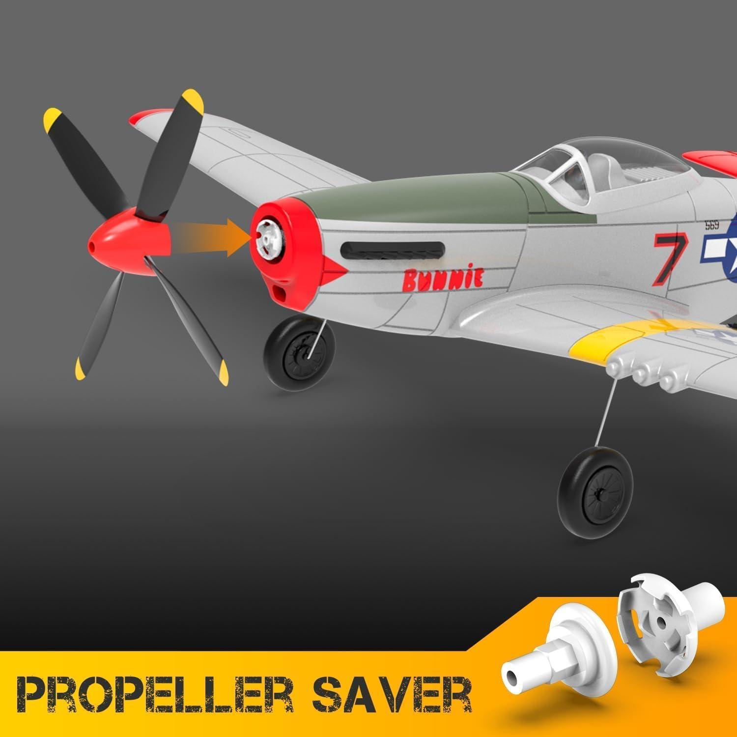 image:imageVOLANTEXRC RC Plane P51D Mustang with 2S Lipo Battery USB Charger Cable