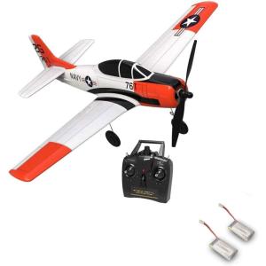 VOLANTEXRC RC Airplane T28 RTF Version with 2pcs 3.7V 400mAh Lipo Battery