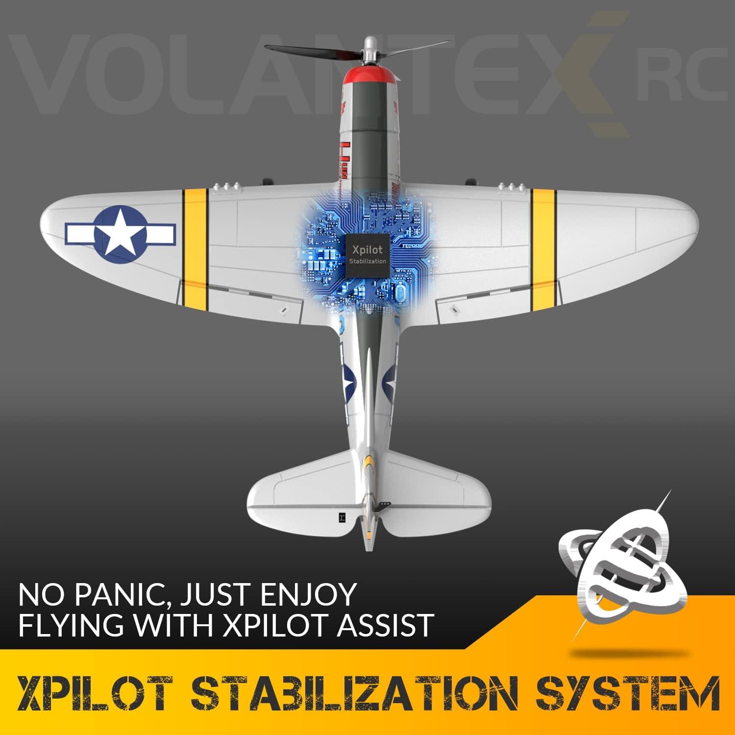 image:imagevolantexrc RC Plane for Beginners 4CH WWII Warbird P47 amp Propellers