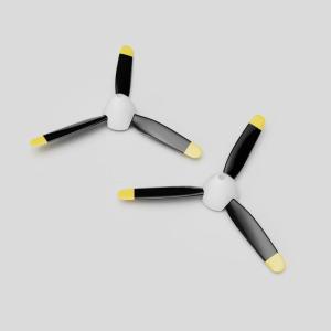 volantexrc RC Plane Propellers, 2-Piece Set with 3-Blade Propeller Protector and Adapter for RC Airplane 76805